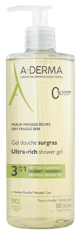 Les indispensables gel doccia surgras 500 ml