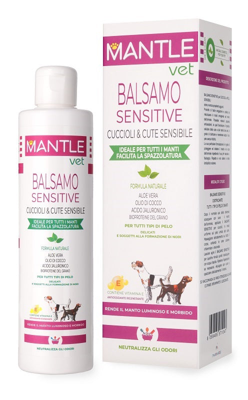 Mantle vet balsamo cuccioli e cute sensibile 250 ml