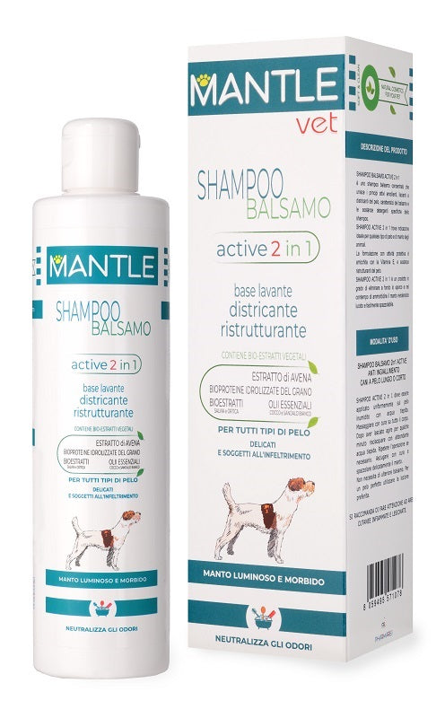 Mantle vet shampoo 2 in 1 250 ml