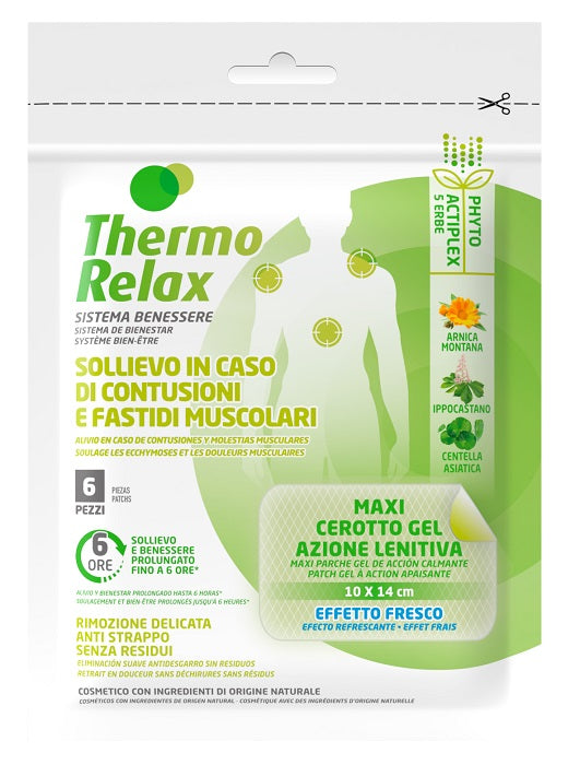 Thermo relax fito dol schiena/spalla cerotti 6 pezzi