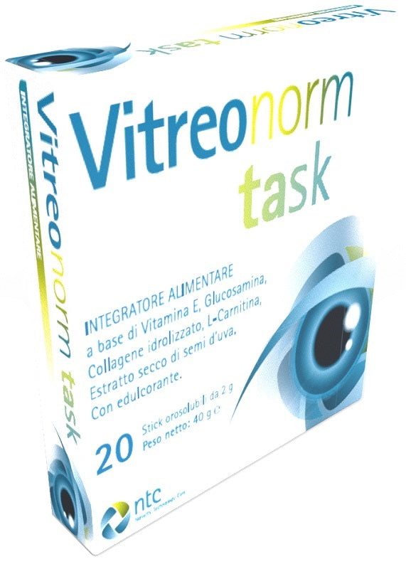 Vitreonorm task 20 stick orosolubili 2 g