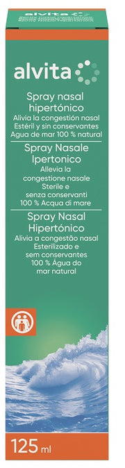 Spray nasale ipertonico alvita 125 ml