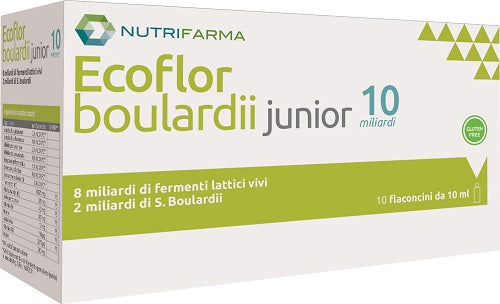 Ecoflor boulardii junior 10 miliardi 10 flaconcini da 10 ml
