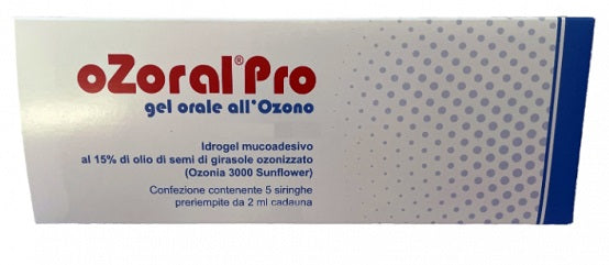 Ozoral pro gel orale siringhe pre-riempite 5 siringhe da 2 ml