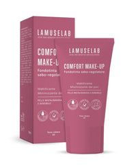 Lamuselab comfort make-up fondotinta seboregolatore tono chiaro