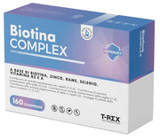 T-rex integratori biotina complex 160 compresse da 100 mg