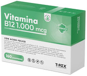 T-rex integratori vitamina b12 1000mcg 160 compresse da 100 mg