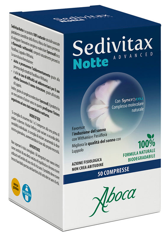 Sedivitax notte advanced 50 compresse