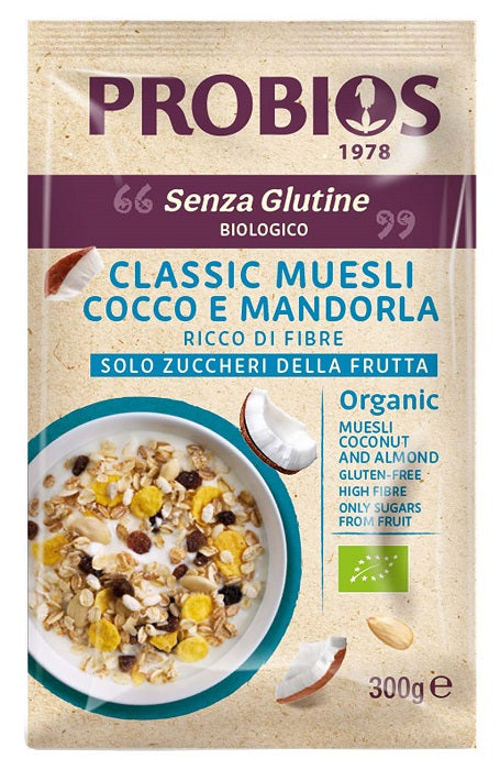 Probios classic muesli cocco e mandorla 300 g