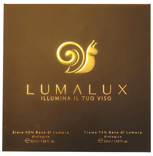 Lumalux kit illumina il tuo viso 1 siero viso anti eta' 50 ml + 1 crema viso nutriente 50 ml