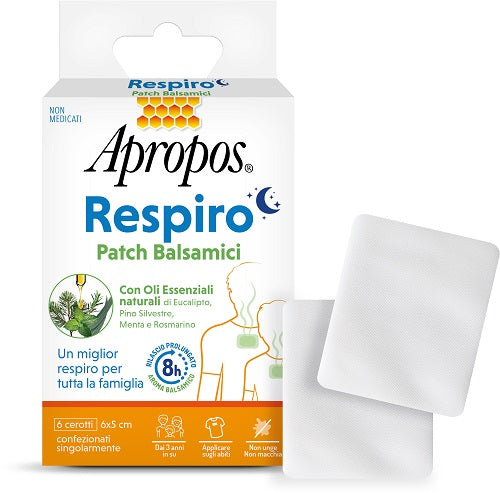 Apropos respiro patch balsamici 6 pezzi