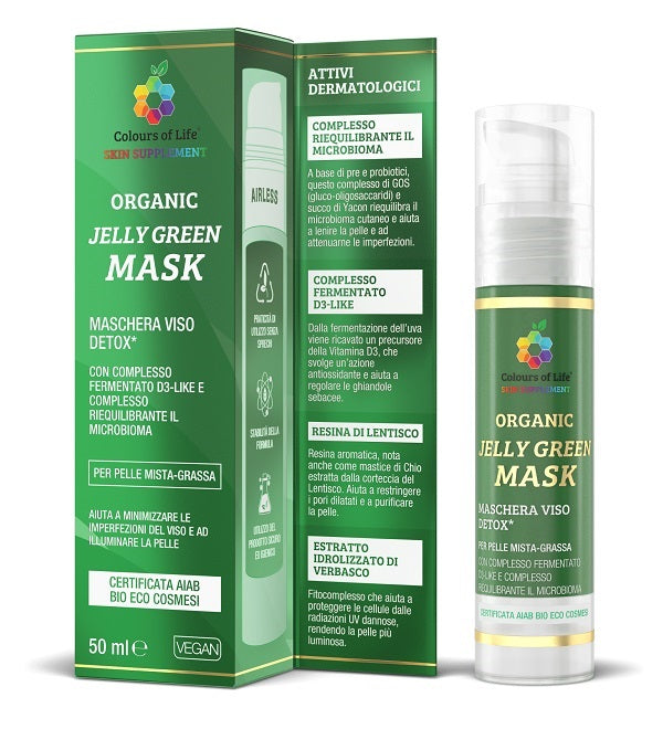 Jelly green organic mask 50 ml