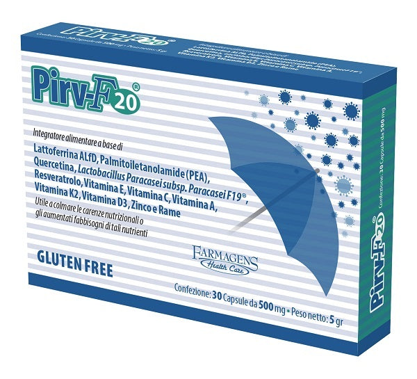 Pirv f20 30 capsule 500 mg