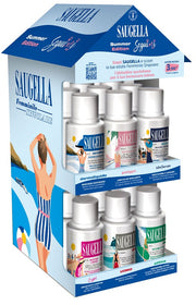 Saugella seguimi expo banco 4 dermoliquido + 4 poligyn + 4 girl + 4 uomo + 4 idraserum + 4 attiva