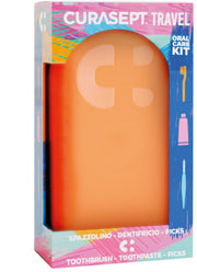 Curasept travel arancio 1 spazzolino + 1 dentifricio 20 ml + 3 picks