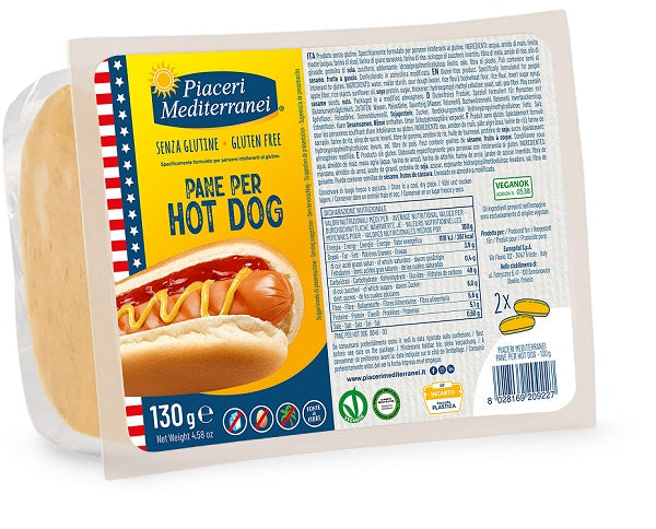 Piaceri mediterranei pane hot dog 130 g