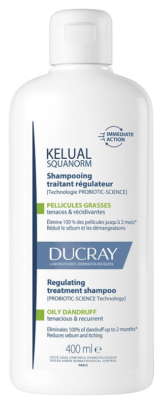 Kelual squanorm shampoo trattante regolatore forfora grassa 400 ml