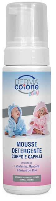 Dermacotone baby mousse detergente corpo & capelli 250 ml