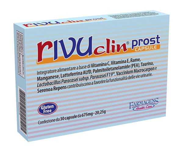 Rivuclin prost 30 capsule 675 mg senza glutine