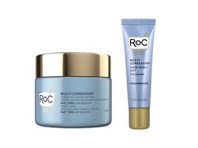 Roc firm+lift gift xmas 2025 1 crema viso 50 ml + 1 contorno occhi 15 ml