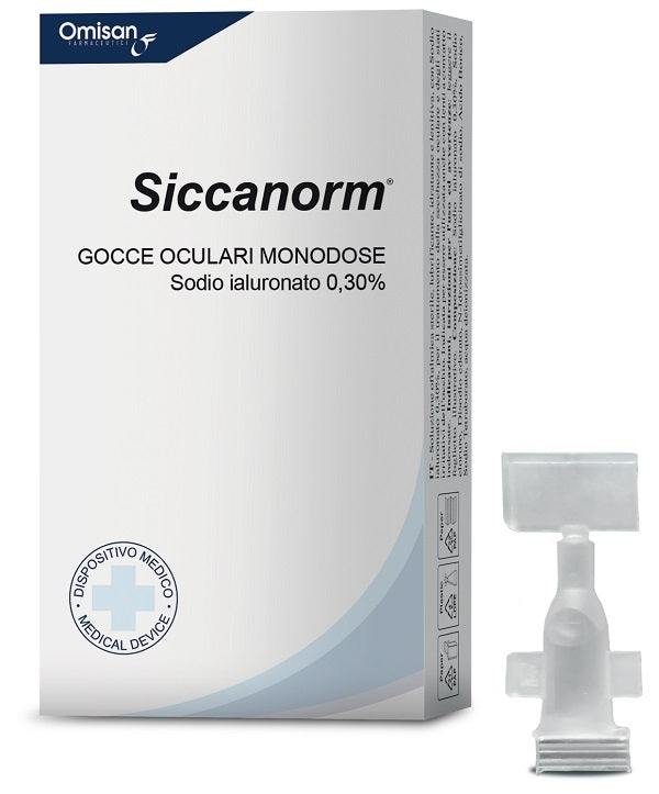 Siccanorm gocce oculari 20 flaconcini monodose 0,33 ml