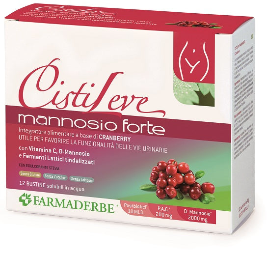 Cistileve mannosio forte 12 bustine da 3 g