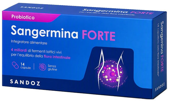 Sangermina forte 14 capsule da 295 mg senza glutine