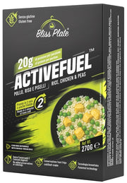 Bliss plate active fuel pollo riso e piselli 270 g