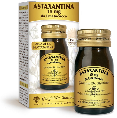 Astaxantina 120 pastiglie hematococcus pluvialis