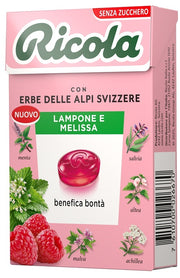 Ricola lampone & melissa 50 g