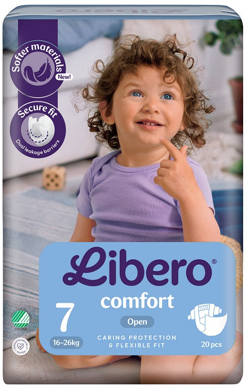 Libero comfort 7 pannolino 16-26kg 20 pezzi