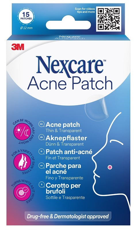 Cerotto brufoli nexcare acne patch 15 pezzi