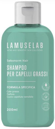 Lamuselab sebonorm hair shampoo per capelli grassi 200 ml