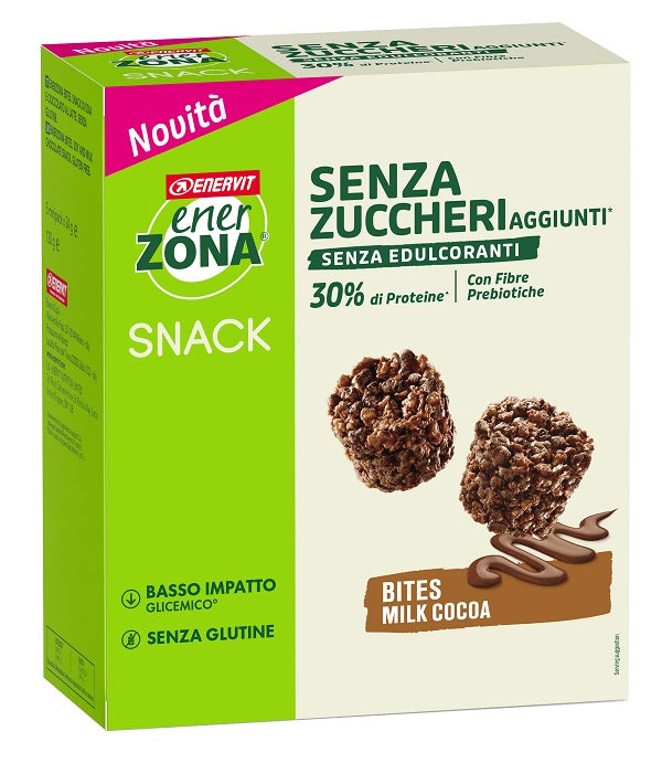 Enerzona bites milk cocoa nas 24 g 5 pezzi
