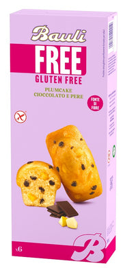 Bauli free plumcake cioccolato e pere 6 pezzi da 35 g