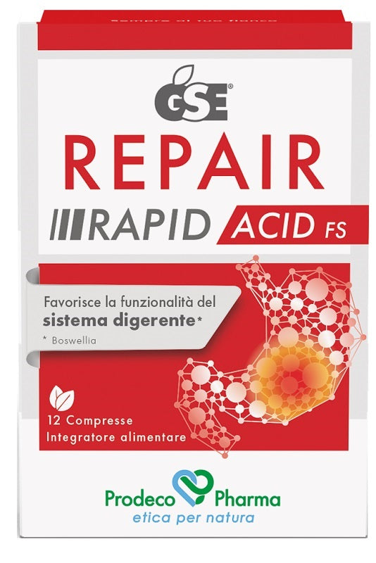 Gse repair rapid acid fs 12 compresse