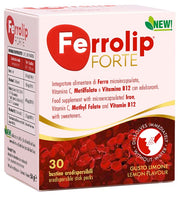 Ferrolip forte 30 bustine orodispersibili gusto limone con edulcoranti new