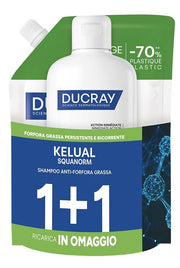 Kelual squanorm kit forfora grassa 400 ml 1+1 ricarica in omaggio