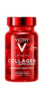 Vichy liftactiv collagen supplement wrinkles & elasticity 60 capsule