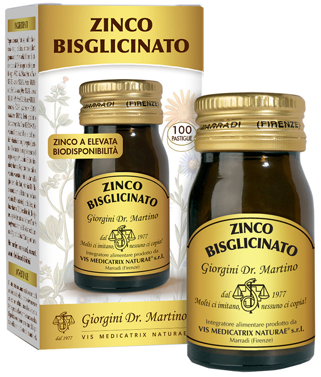 Zinco bisglicinato 100 pastiglie