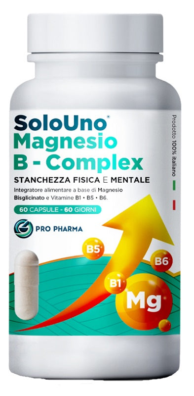 Pro pharma solouno magnesio b-complex 60 capsule