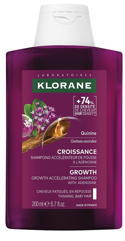 Klorane shampoo chinina crescita 200 ml