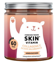 Bears with benefits forever young skin vitamin 60 caramelle gommose con edulcoranti senza zuccheri