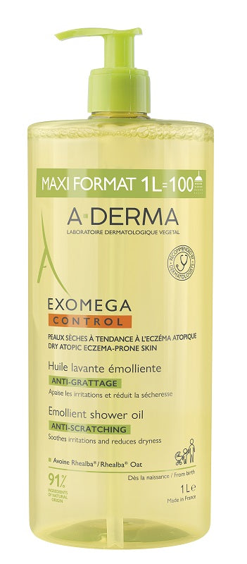 Exomega control olio lavante emolliente 1 litro