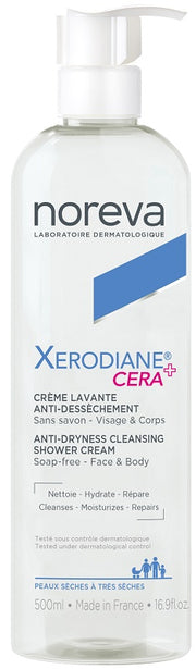 Xerodiane cera+ creme lavante anti-dessechement 500 ml