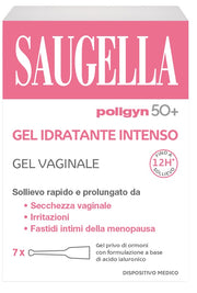 Saugella poligyn 50+ gel idratante intenso 7 tubetti monodose da 4 ml