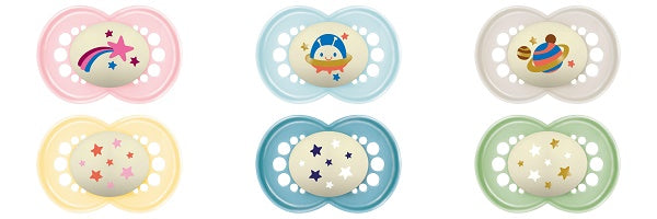 Mam succhietto original night 16+ mesi silicone 2 pezzi