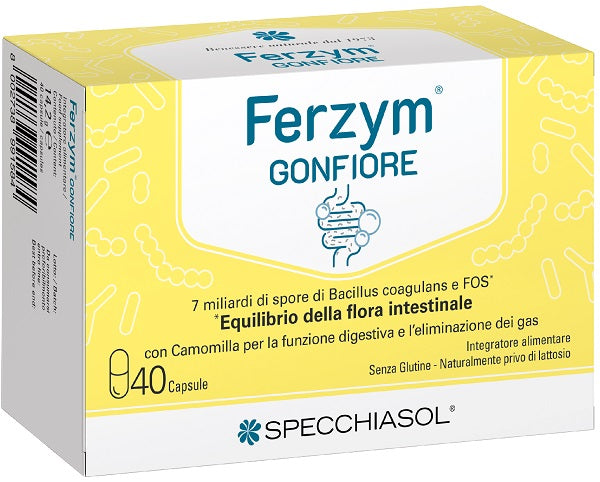 Ferzym gonfiore 40 capsule