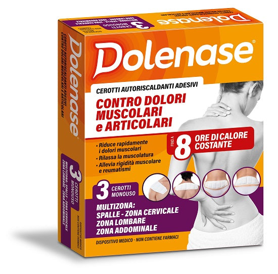 Dolenase cerotti autoriscaldanti 3 pezzi