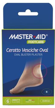Cerotto vesciche footcare ovale 6 pezzi